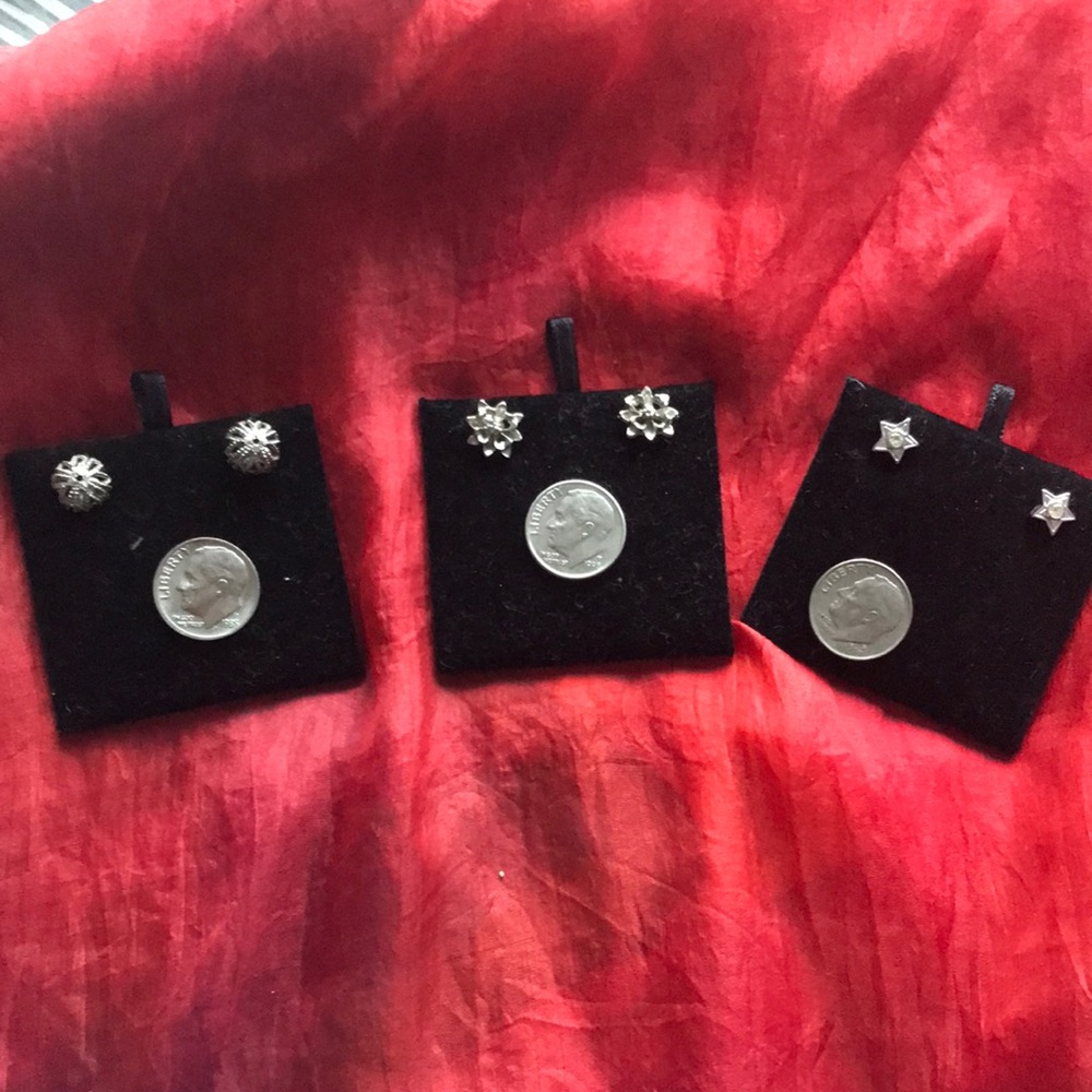 Three Pairs of Earrings